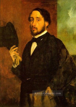 Edgar Degas Werke - Selbst Porträt Edgar Degas